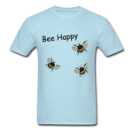 Bee Happy - powder blue