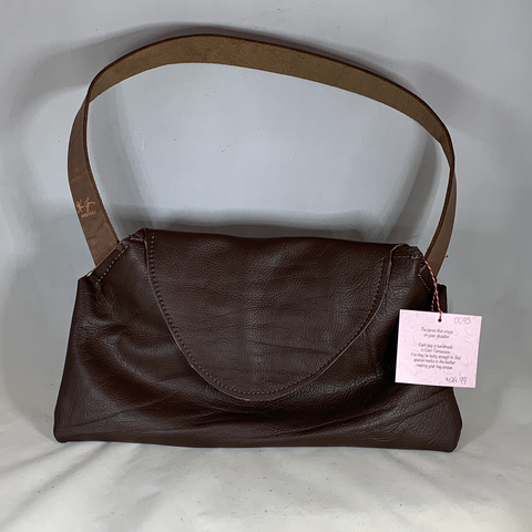 0075 Big Sis - Leather cocoa Neccessey Collection