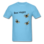 Bee Happy - aquatic blue